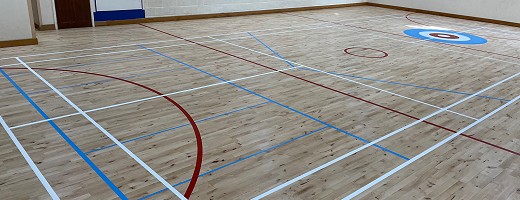Indoor Court Markings for Special Educational Needs and Disabilities