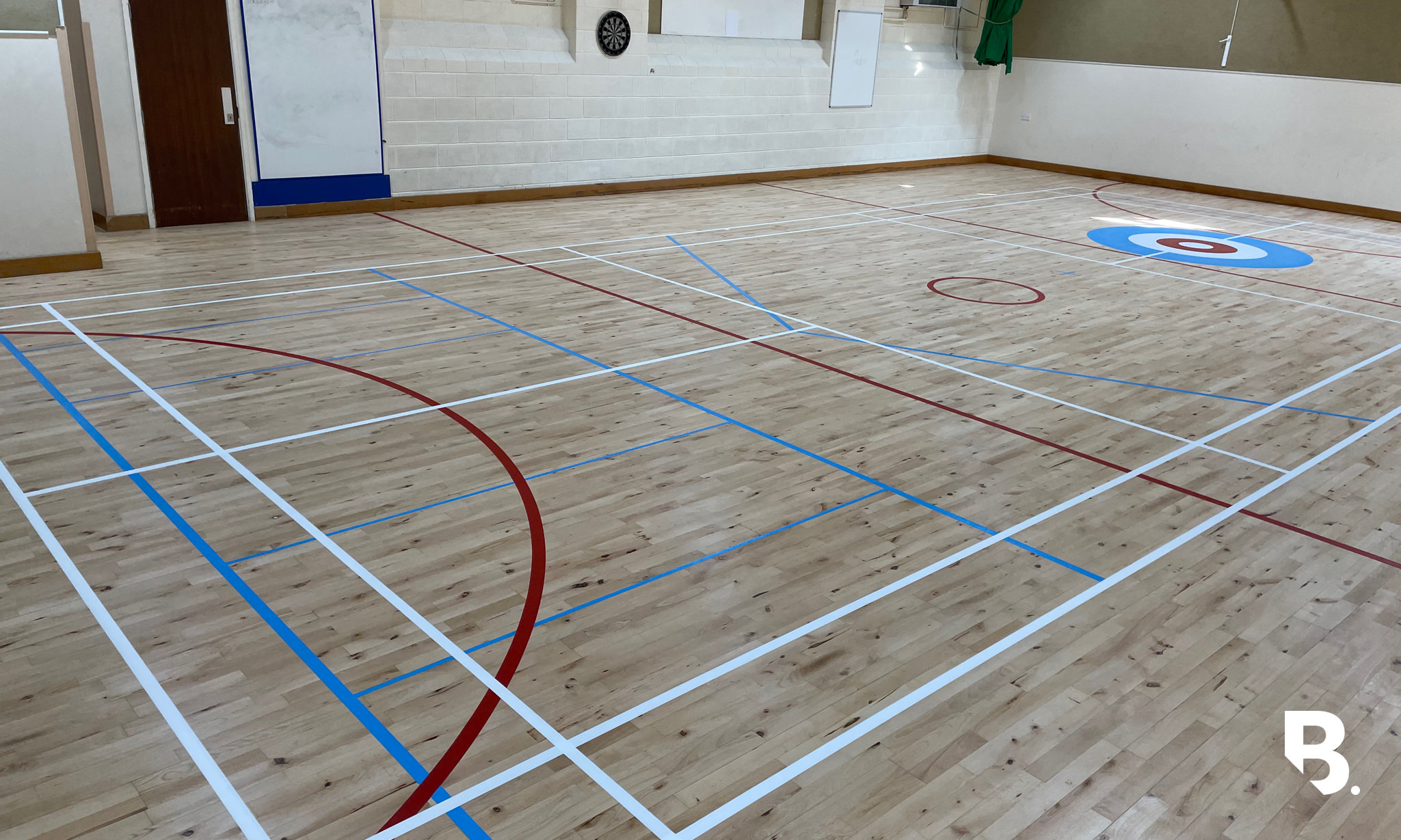 Indoor Court Markings for Special Educational Needs and Disabilities